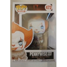 Damaged Box Funko Pop! Movies 472 IT Pennywise with Boat Pop Vinyl Figure FU20176